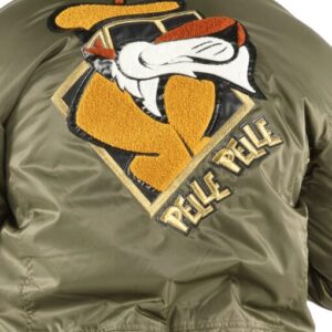Pelle Pelle Cool Cat Flight Olive Jacket view 3