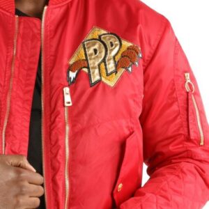 Pelle Pelle Cool Cat Flight Red Jacket view 3