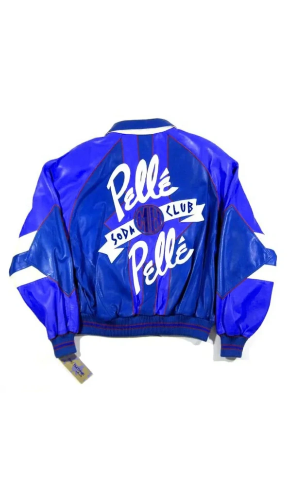 Pelle Pelle Leather Soda Club Blue Jacket