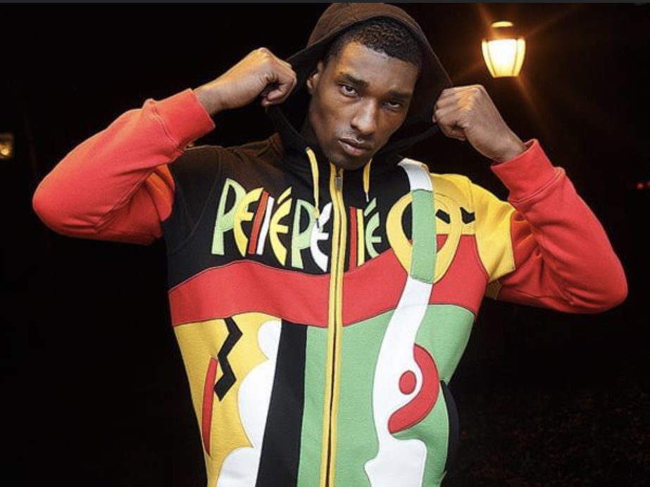 Pelle Pelle Picasso Plush Jacket | Yellow Red Black view 2