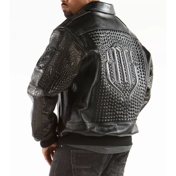 pelle pelle,pelle pelle black studded jacket ,pelle pelle store,pelle pelle leather jacket,black leather jackets,leather jacket,pelle pelle