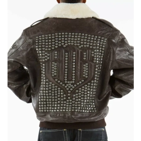 pelle pelle,pelle pelle dark brown studded jacket ,pelle pelle store,pelle pelle leather jacket,black leather jackets,leather jacket,pelle pelle