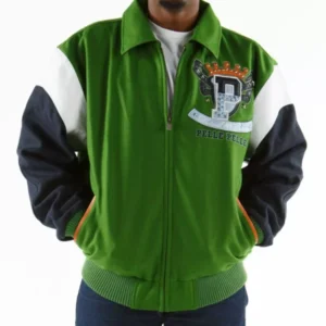 Pelle Pelle Heritage Green Jacket | Pelle Pelle Store view 2