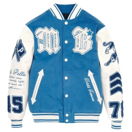 pelle pelle,pelle pelle blue and white varsity jacket ,pelle pelle store,pelle pelle leather jacket,black leather jackets,leather jacket,pelle pelle