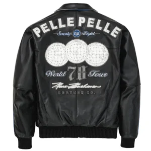 Pelle Pelle World Tour Black Plush Jacket