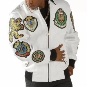 Pelle Pelle 1978 White Leather Jacket | Pelle Pelle Store view 2