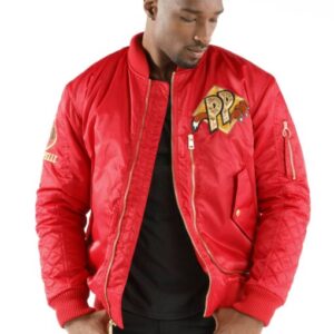 Pelle Pelle Cool Cat Flight Red Jacket view 2