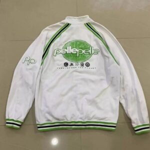 Pelle Pelle Embroidered Cotton White Jacket view 1
