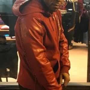 Pelle Pelle Raised Hooded Leather Jacket view 3