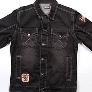 Pelle Pelle Jeans Jacket- Black | Denim Pelle Pelle Store
