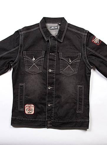 Pelle Pelle Jeans Jacket- Black | Denim Pelle Pelle Store