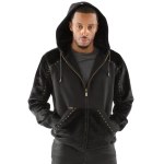 pelle pelle ornate hoodie, pelle pelle store, pelle pelle jacket, black wool jacket