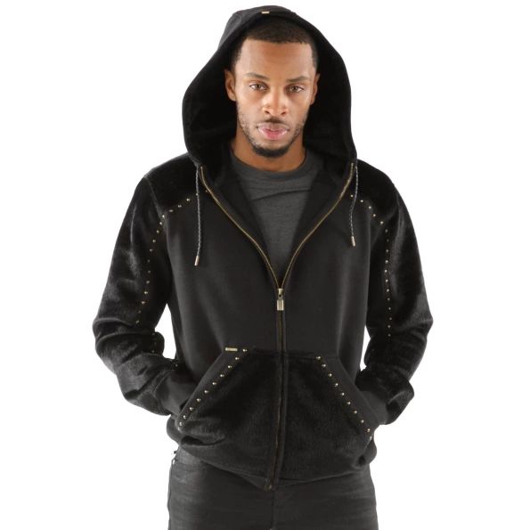 pelle pelle ornate hoodie, pelle pelle store, pelle pelle jacket, black wool jacket