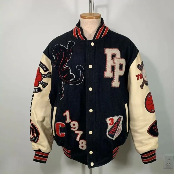 pelle pelle panther varsity jacket , pelle pelle store, pelle pelle jacket, navy blue leather jacket