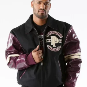 Pelle Pelle Supply Co. Wool Black Plum Jacket view 2