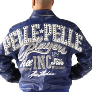 Pelle Pelle Players Blue Leather Jacket