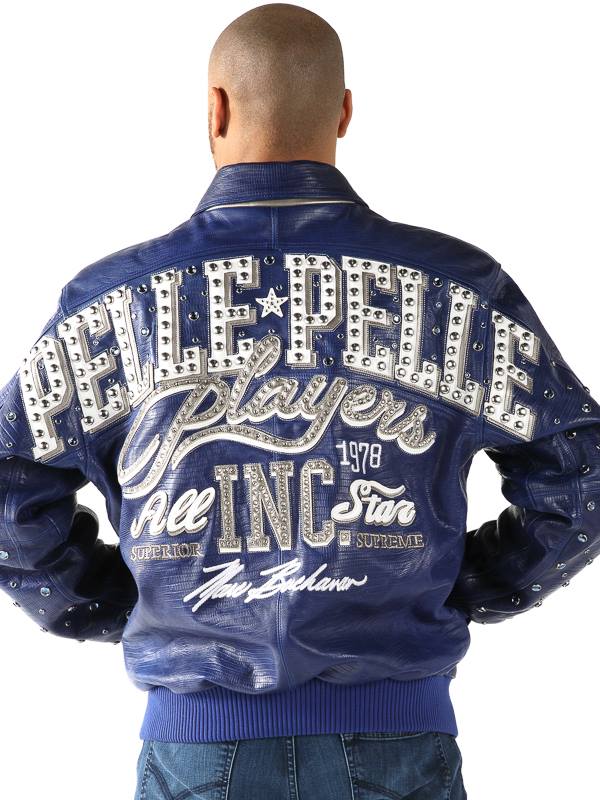 Pelle Pelle Players Blue Leather Jacket