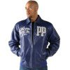 pelle pelle players blue leather jacket , pelle pelle store, pelle pelle jacket, blue leather jacket