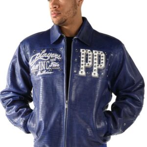 Pelle Pelle Players Blue Leather Jacket view 2