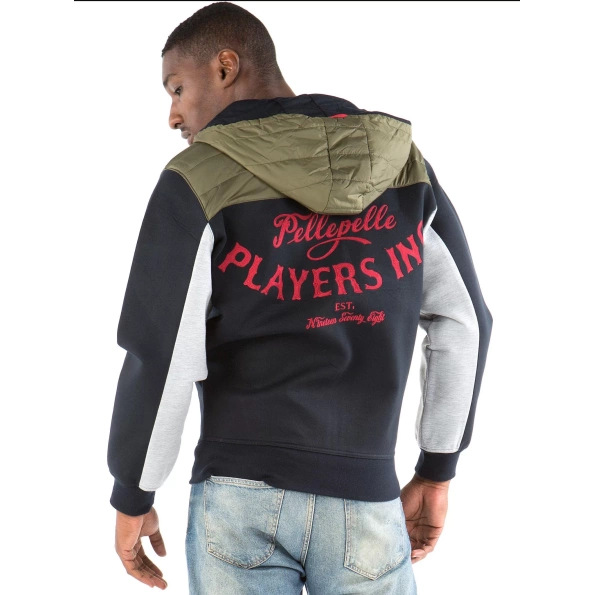 pelle pelle players inc. hoodie , pelle pelle store, pelle pelle jacket, multicolor wool jacket