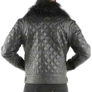 Pelle Pelle Quilted Black Biker Jacket view 2