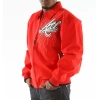 pelle pelle red tribute special cut jacket, pelle pelle store, pelle pelle jacket, red wool jacket