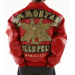 pelle pelle red immortal leather jacket, pelle pelle store, pelle pelle jacket, red leather jacket