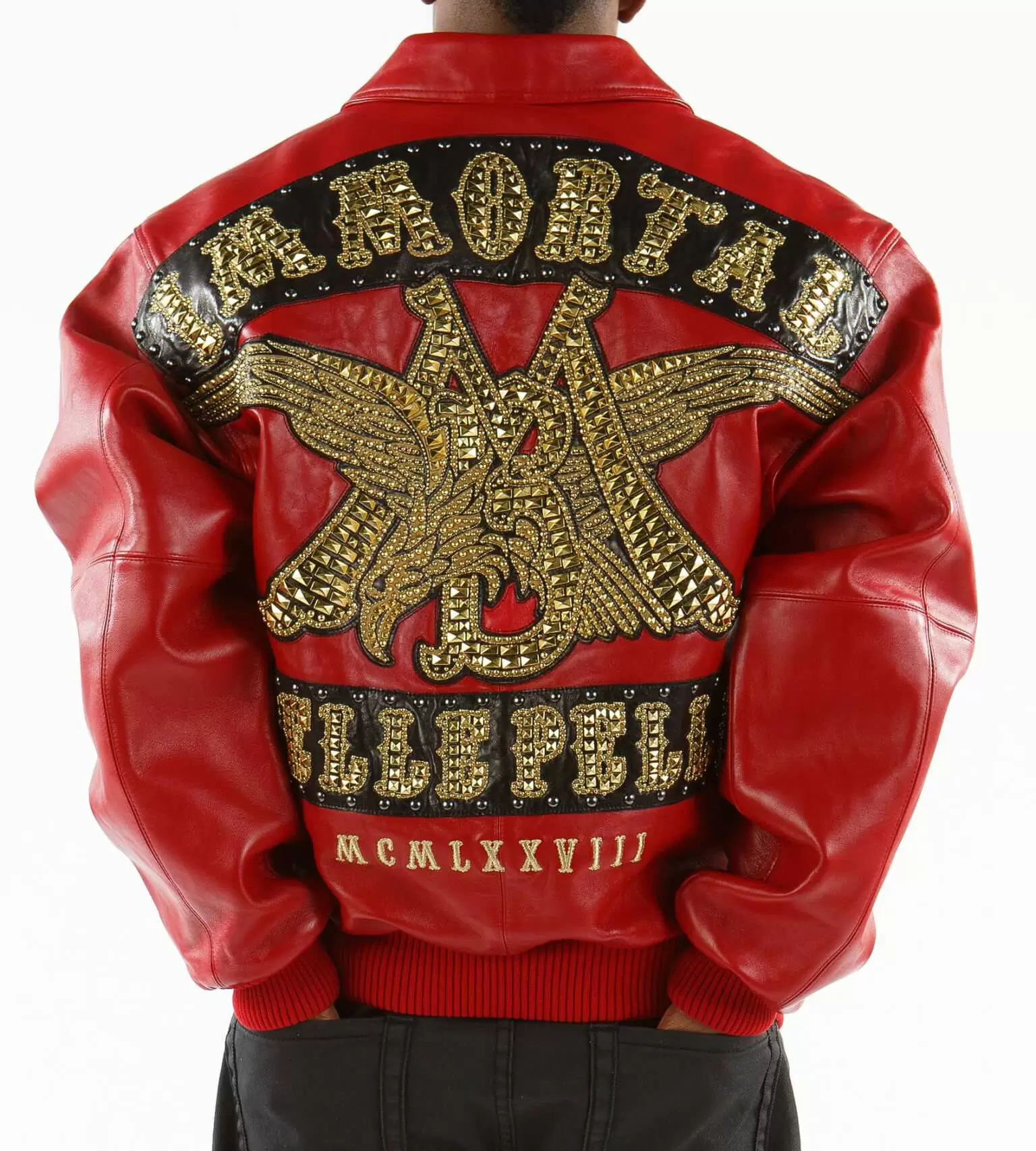 Pelle Pelle Red Immortal Leather Jacket