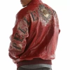 pelle pelle red shoulder leather jacket, pelle pelle store, pelle pelle jacket, red leather jacket