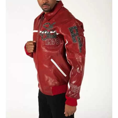 pelle pelle red soda club jacket, pelle pelle store, pelle pelle jacket, red leather jacket