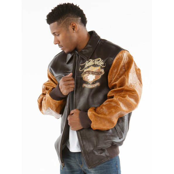 pelle pelle true brown leather jacket, pelle pelle store, pelle pelle jacket, brown leather jacket