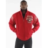 pelle pelle true red jacket, pelle pelle store, pelle pelle jacket, red wool jacket