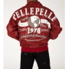 pelle pelle red worlds best studded jacket, pelle pelle store, pelle pelle jacket, red leather jacket