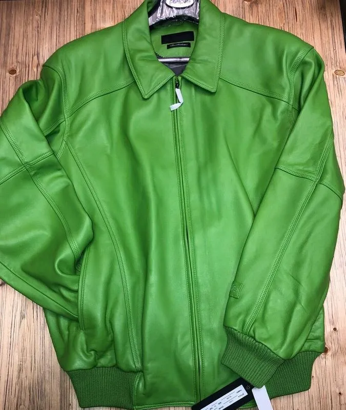 Pelle Pelle Rare Green Leather Jacket