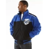 pelle pelle revolution black and blue jacket, pelle pelle store,black and blue wool jacket