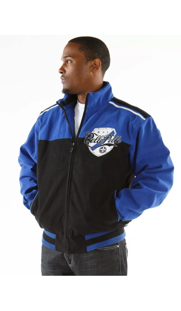 Pelle Pelle Revolution Black And Blue Jacket