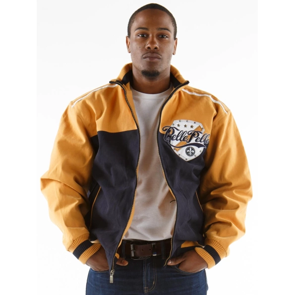 pelle pelle revolution yellow jacket, pelle pelle store,yellow jacket