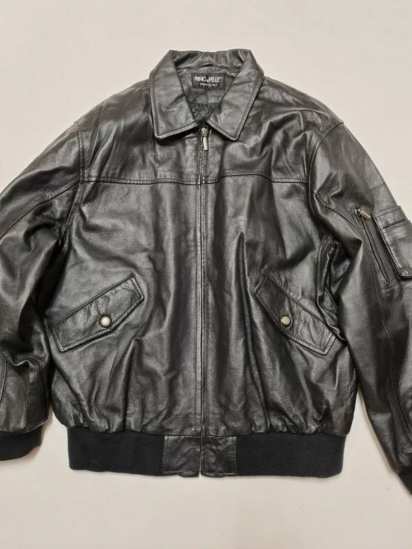 Pelle Pelle Shiny Black Leather Jacket