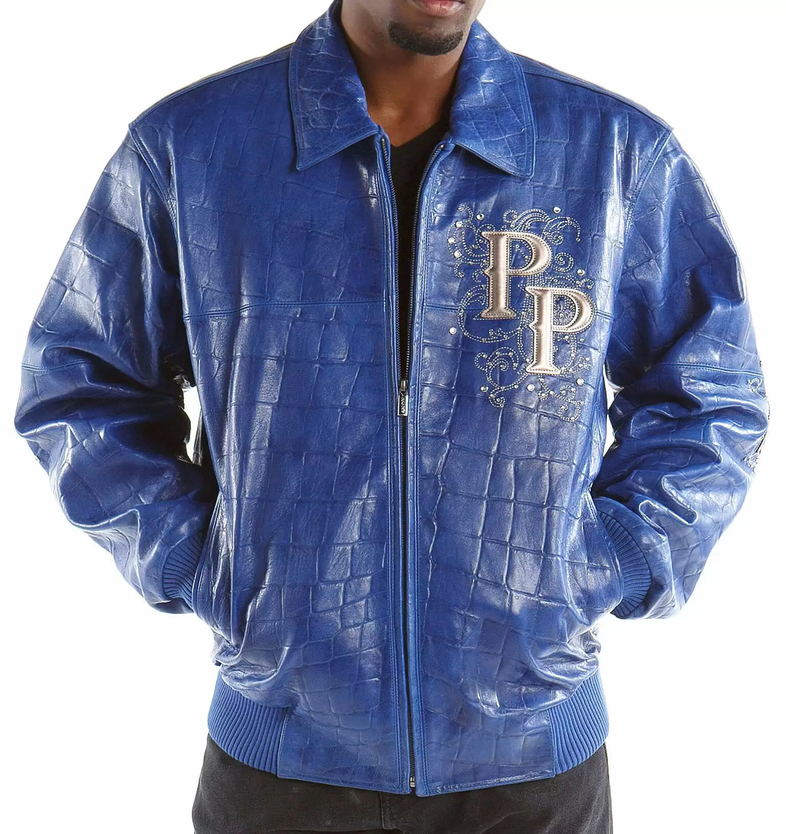 Pelle Pelle Blue Leather Jacket view 2