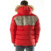 pelle pelle snakeskin bubble red coat, pelle pelle store,red jacket