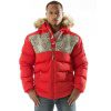 pelle pelle snakeskin bubble red coat, pelle pelle store,red jacket