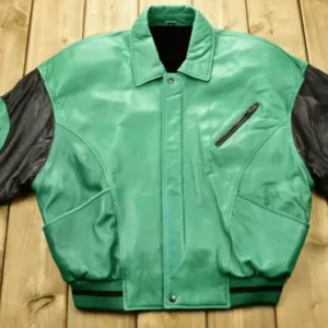 Pelle Pelle Soda Club Green Leather Jacket view 2