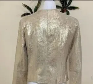 Pelle Pelle Soft Leather Gold Jacket view 2