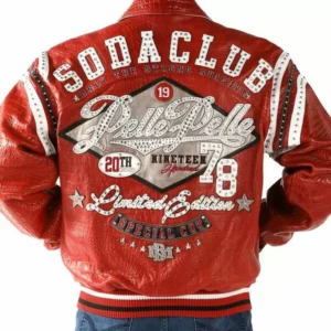 Pelle Pelle Red Soda Club Studded Jacket