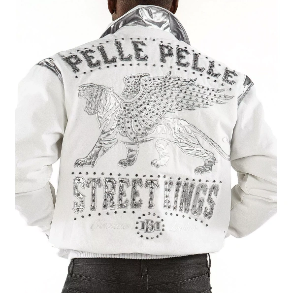 pelle pelle street king white wool jacket, pelle pelle store,white wool jacket