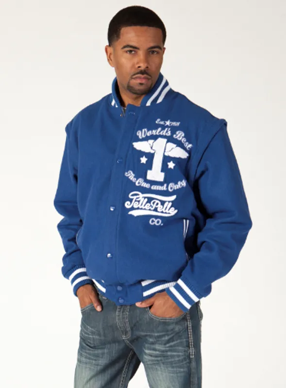 Pelle Pelle The Only Blue Varsity Jacket