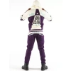 pelle pelle soda club warmup tracksuit, pelle pelle store,white and purple jacket