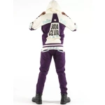 pelle pelle soda club warmup tracksuit, pelle pelle store,white and purple jacket