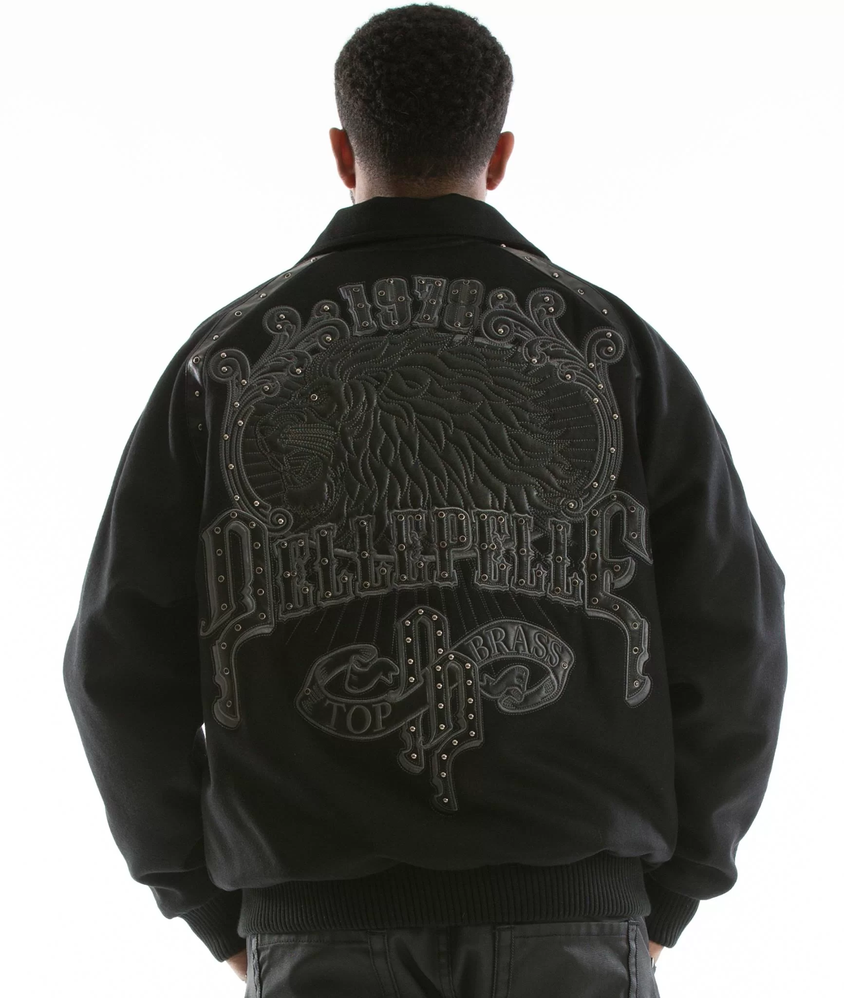 Pelle Pelle Top Brass Black Coat