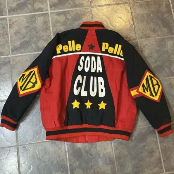 pelle pelle original soda club jacket, pelle pelle store, pelle pelle jacket, red leather jacket